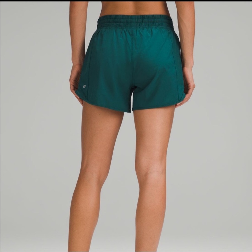 Lululemon Hotty Hot High-Rise Short 4" Storm Teal ** - Picture 3 of 9